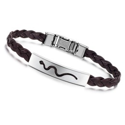 Pulseira Feminina De Couro De Titânio Com Reputação Confiável