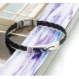 Pulseira Feminina De Couro De Titânio Com Reputação Confiável