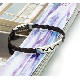 Pulseira Feminina De Couro De Titânio Com Reputação Confiável