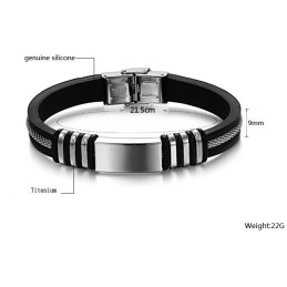Pulseira De Silicone De Titânio De Grande Variedade