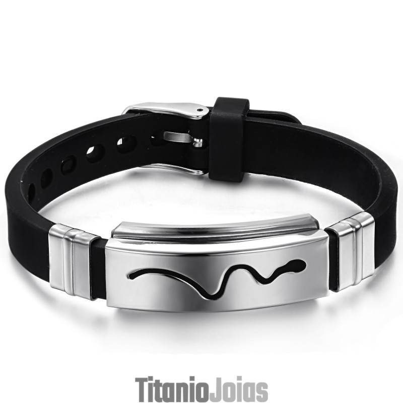 Pulseira De Silicone De Titânio De Grande Variedade