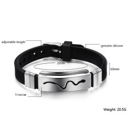 Pulseira De Silicone De Titânio De Grande Variedade