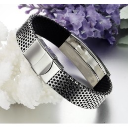 Pulseira De Couro De Titânio Scorpion De Qualidade Estável