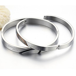 Pulseira De Titânio Em Formato De Coração De Qualidade Confiável Para Amantes