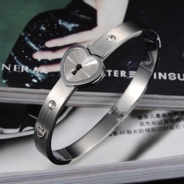 Pulseira De Titânio Com Fecho De Alta Qualidade Para Amantes