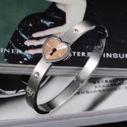 Pulseira De Titânio Com Fecho De Alta Qualidade Para Amantes