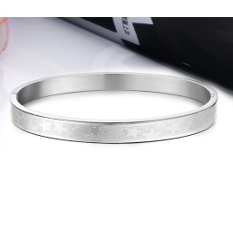 Pulseira De Titânio Em Formato De Estrela Fácil De Usar Para Amantes