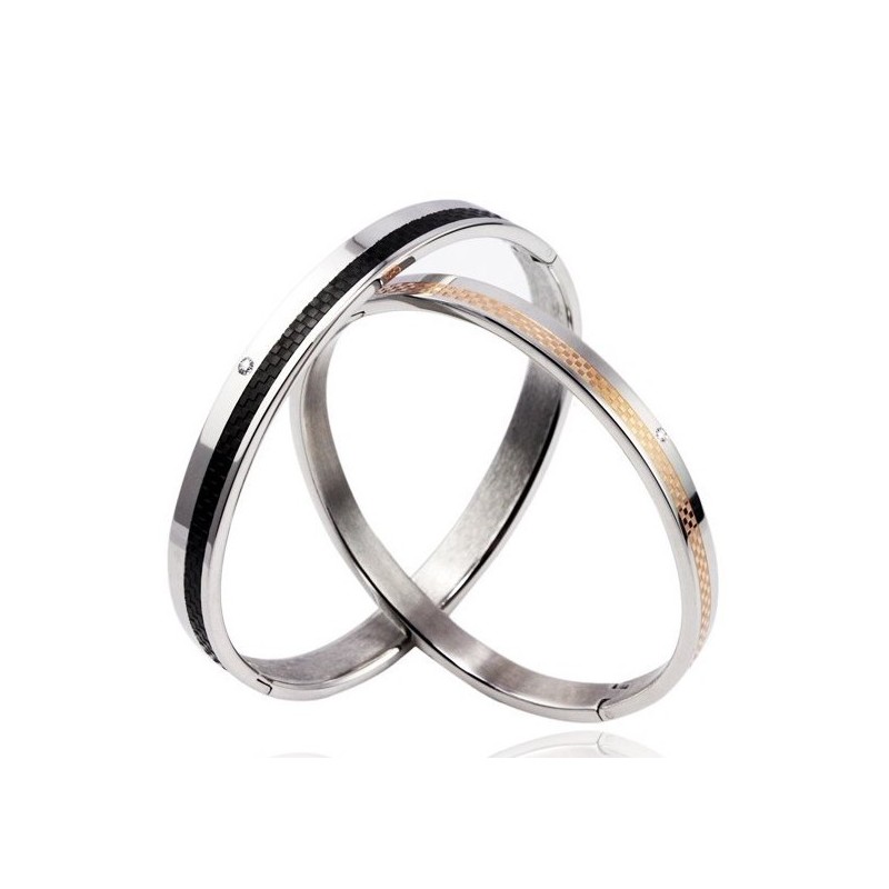 Pulseira De Titânio Durável Para Amantes Pulseira De Titânio Durável Para Amantes