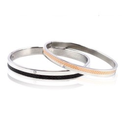 Pulseira De Titânio Durável Para Amantes