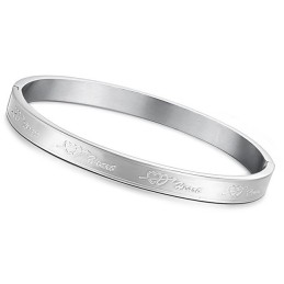 Pulseira De Titânio Em Formato De Coração, A Rainha Da Qualidade Para Os Amantes