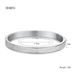 Pulseira De Titânio Esfoliante De Qualidade Estável Para Amantes