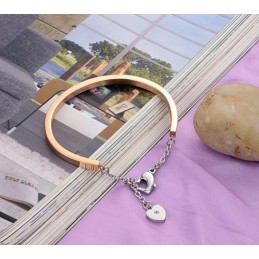 Pulseira De Titânio Com Fecho Feminino De Qualidade Confiável