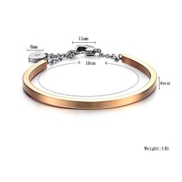 Pulseira De Titânio Com Fecho Feminino De Qualidade Confiável
