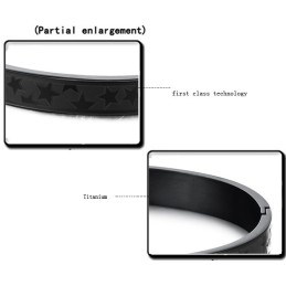 Pulseira De Titânio Queen Of Quality Stars Para Amantes