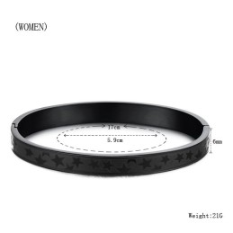 Pulseira De Titânio Queen Of Quality Stars Para Amantes