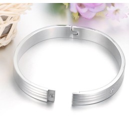 Pulseira De Titânio Com Strass E Qualidade E Quantidade Garantidas Para Amantes