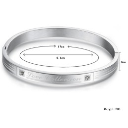Pulseira De Titânio Com Strass E Qualidade E Quantidade Garantidas Para Amantes