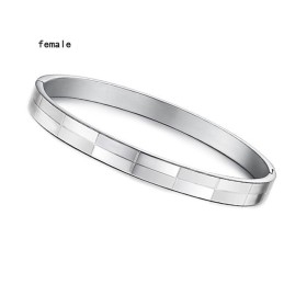 Pulseira De Titânio Com Grade De Grande Variedade Para Amantes