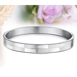 Pulseira De Titânio Com Grade De Grande Variedade Para Amantes