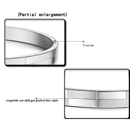 Pulseira De Titânio Com Grade De Grande Variedade Para Amantes