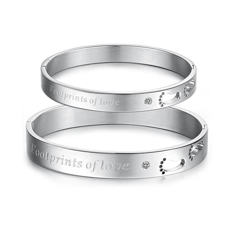 Pulseira De Titânio De Excelente Qualidade Para Amantes Com Strass Pulseira De Titânio De Excelente Qualidade Para Amantes Com Strass