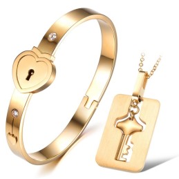 Pulseira De Titânio Com Fecho De Reputação Confiável Para Amantes