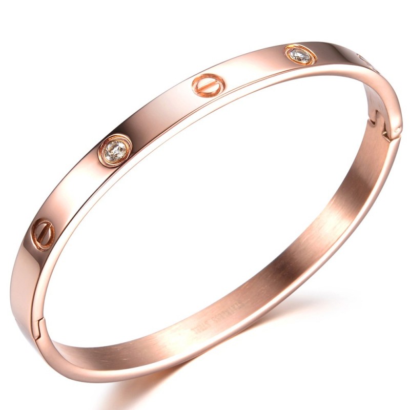 Pulseira De Titânio Com Parafuso Feminino De Qualidade Superior Pulseira De Titânio Com Parafuso Feminino De Qualidade Superior