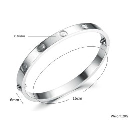 Pulseira Feminina Clássica De Titânio De Excelente Qualidade