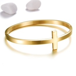 Pulseira Feminina Concisa De Titânio De Qualidade Estável