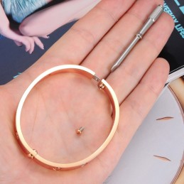Pulseira Feminina De Titânio Com Strass Para Ter Uma Longa História