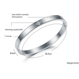 Pulseira Feminina De Titânio Para Receber Elogios Calorosos Dos Clientes
