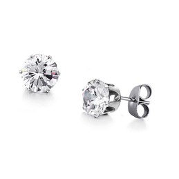 Grandes Variedades De Brincos Femininos De Titânio Com Diamante