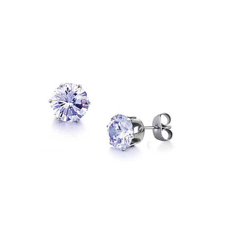Brincos De Titânio De Qualidade Superior Com Diamante Brincos De Titânio De Qualidade Superior Com Diamante