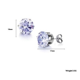 Brincos Femininos De Titânio Com Strass, Vendendo Bem Em Todo O Mundo