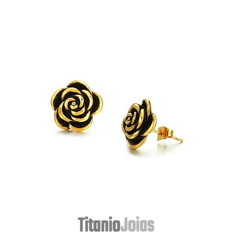 Brincos De Titânio Em Formato De Flor Feminina, Famosos Por Sua Alta Qualidade Brincos De Titânio Em Formato De Flor Feminina, Famosos Por Sua Alta Qualidade