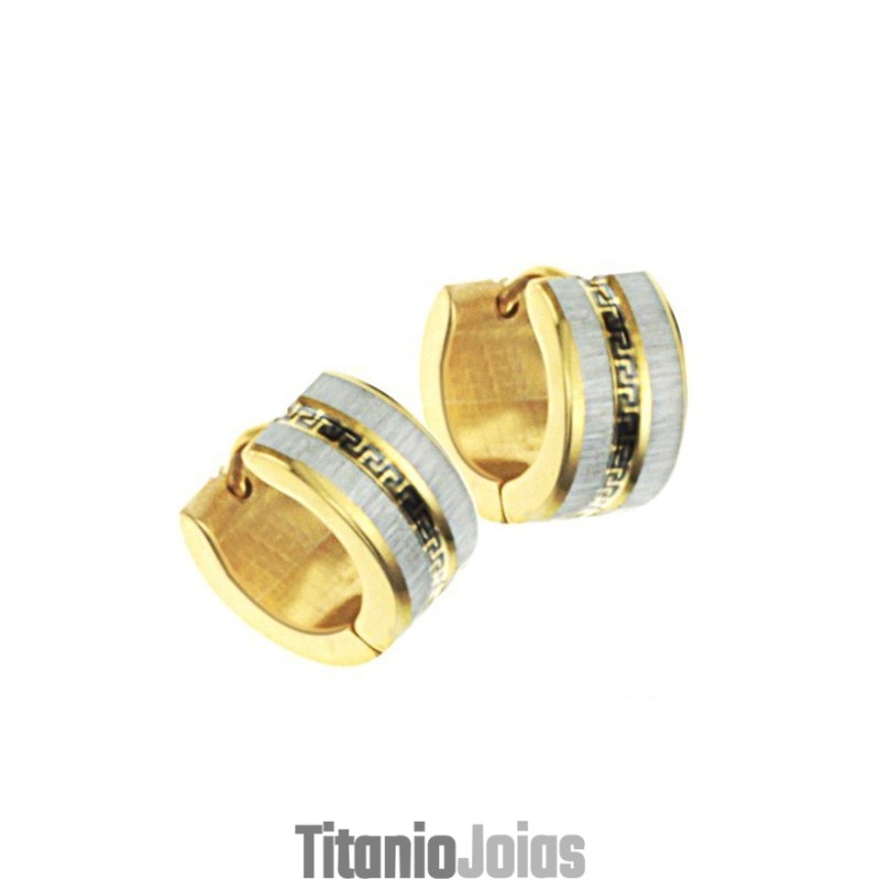 Brincos De Titânio Com Padrão De Parede Feminino Fáceis De Usar Brincos De Titânio Com Padrão De Parede Feminino Fáceis De Usar