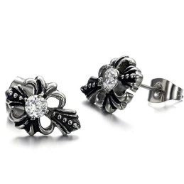 Brincos De Titânio De Qualidade Confiável Com Strass