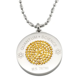 Colar Pelelith De Titânio Com Diamante E Reputação Confiável