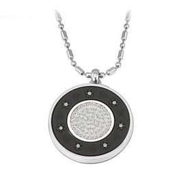 Colar Pelelith De Titânio Com Diamante The King Of Quantity Health