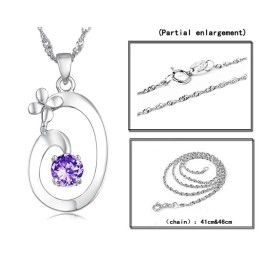 Colar De Titânio Banhado A Platina Feminino Elegante De Excelente Qualidade