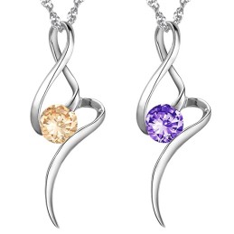 Colar Feminino De Titânio Com Banho De Platina Roxa E Diamante, Vendendo Bem Em Todo O Mundo