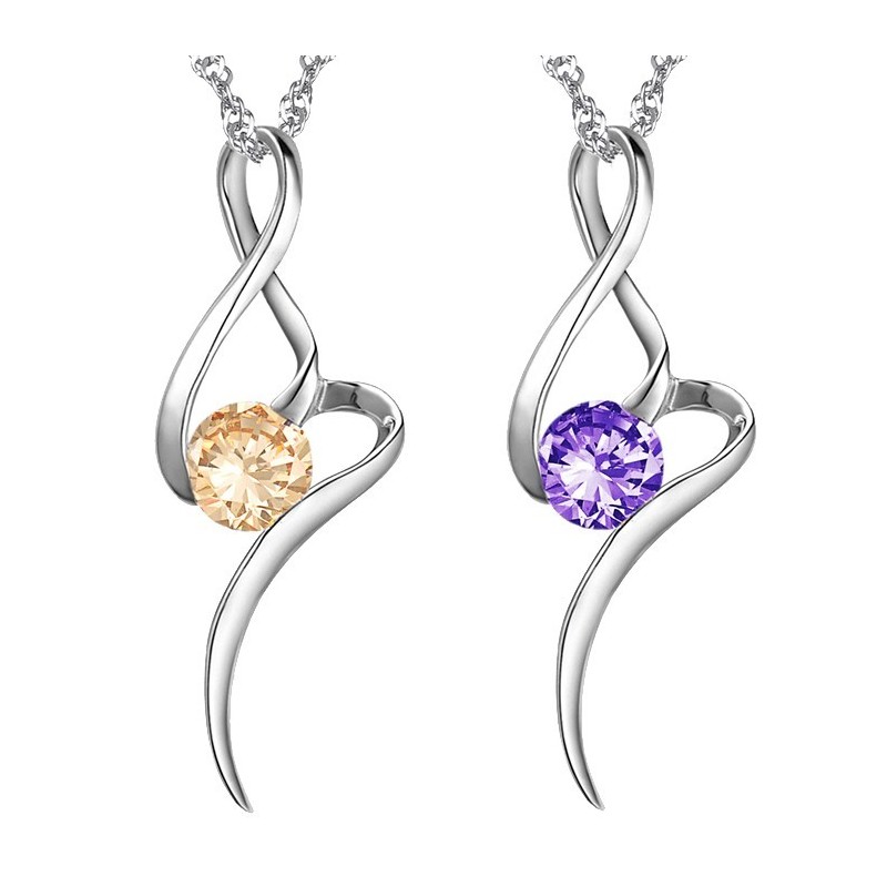 Colar Feminino De Titânio Com Banho De Platina Roxa E Diamante, Vendendo Bem Em Todo O Mundo Colar Feminino De Titânio Com Banho De Platina Roxa E Diamante, Vendendo Bem Em Todo O Mundo