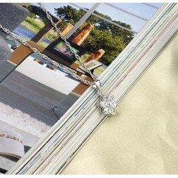 Colar Feminino De Titânio Com Banho De Platina E Strass Para Ter Uma Longa História