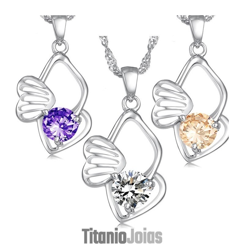 Colar De Titânio Com Revestimento De  Antialérgico Feminino, Durável E Em Uso