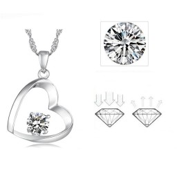 Colar De Titânio Com Revestimento De Platina Feminino De Alta Qualidade