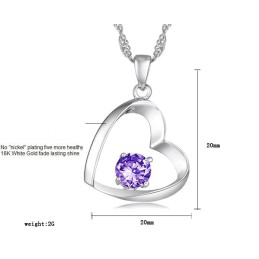 Colar De Titânio Com Revestimento De Platina Feminino De Alta Qualidade