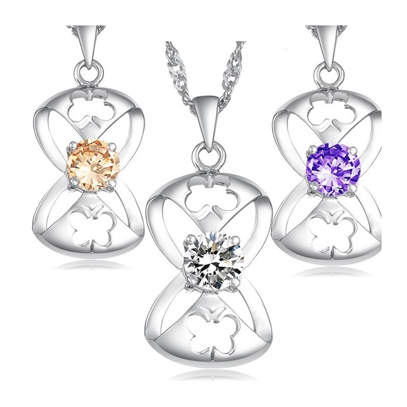 Colar Feminino De Titânio Com Revestimento De Platina E Formato De Borboleta, Grande Variedade Colar Feminino De Titânio Com Revestimento De Platina E Formato De Borboleta, Grande Variedade