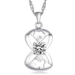 Colar Feminino De Titânio Com Revestimento De Platina E Formato De Borboleta, Grande Variedade