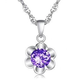 Colar Feminino De Titânio Com Banho De Platina Pura E Diamante, A Rainha Da Qualidade