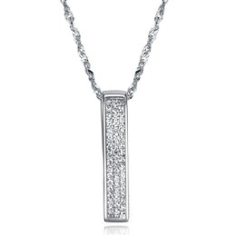 Colar Feminino De Titânio Com Banho De Platina E Grande Variedade